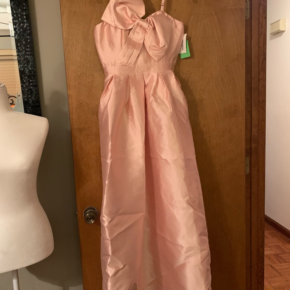 Elegant Pink Special Occasion Long Dress